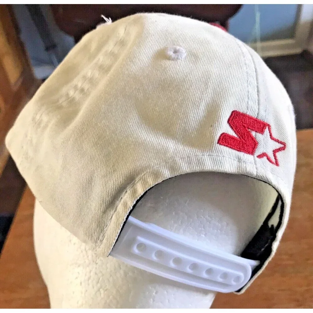 Maryland Terrapins Baseball Hat Terps Snapback Red White Starter Cap University